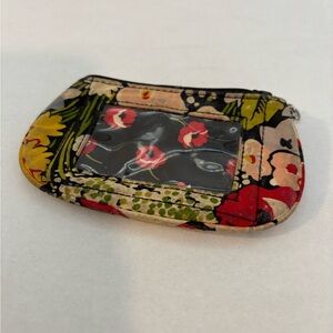 Floral Women's Vera Bradley Coin Purse with zipper